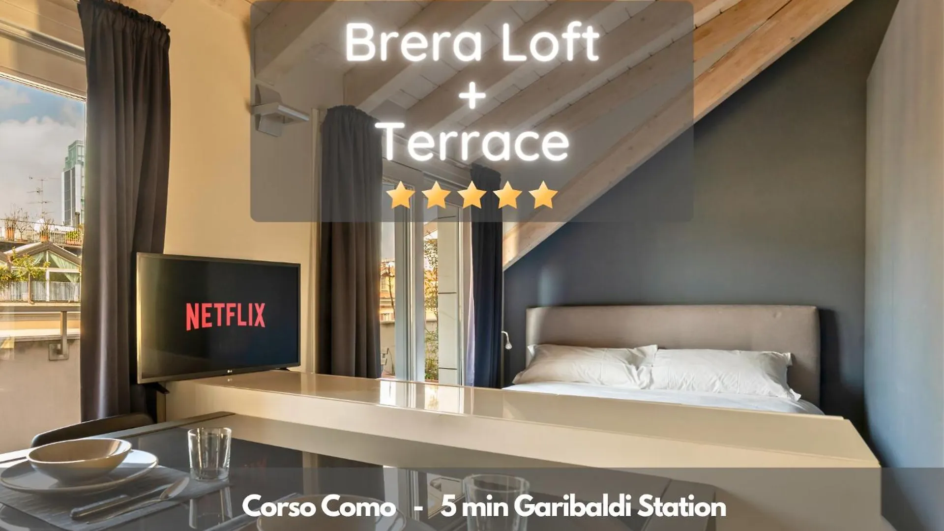 מילאנו Rooftop Corso Como Con Terrazzo Privato